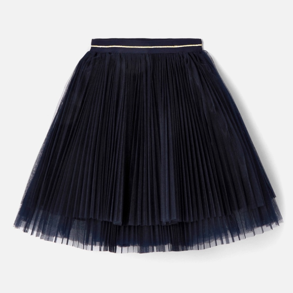 JACADI  Navy Pleated Skirt